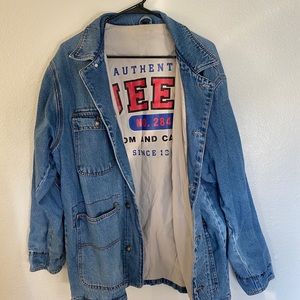 Vintage Jeep jean jacket